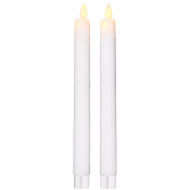 LED Kronljus vit 2p.