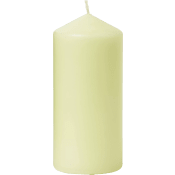 Blockljus Ljusgrön 15cm ICA.