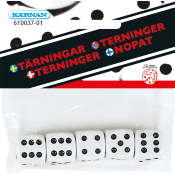 Tärningar 5-pack Kärnan.