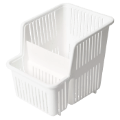 Bestickkorg Vit Nordiska Plast.