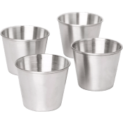 Dippskål Metall 4cm 4-p ICA.