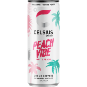 Energidryck White peach 35,5cl Celsius.