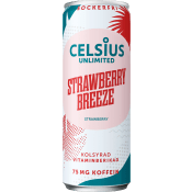 Energidryck Funktionell Nootopic Jordgubb & hibiskus 33cl Celsius.