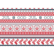 Julpapper Strumpa 0,7x3m ICA.