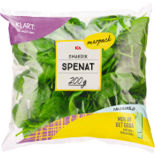 Spenat i storpack Sköljd 200g ICA.