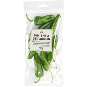 Pimiento de padron 100g Klass 1 ICA.