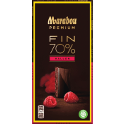 Chokladkaka Premium Raspberry Dark 100g Marabou.