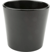 Kruka svart 15cm ICA Basic.