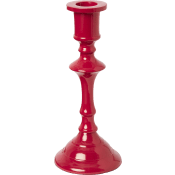 Ljusstake röd H17,5cm.