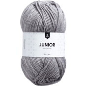 Garn Junior Ljusgrå Denim 50g Järbo.
