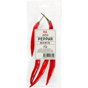 Röd peppar 40g Klass 1 ICA.