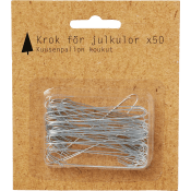Krokar Julhängen Silver 50-p.