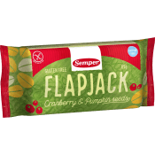 Flapjack Cranberry & pumpkin seed Glutenfri 85g Semper.