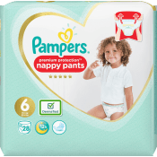 Premium Protection Pants S6 15+ kg 28p ValuePack Pampers.