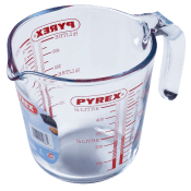 Måttkanna Glas 0,5l Pyrex.