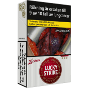 Red Original 20-p Lucky Strike.