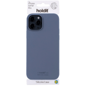 Mobilskal Iphone 12/12Pro Silikon Blå Holdit.