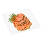 Gravad lax skivad ca 170g Norums fiskrökeri.