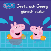 Greta och Georg går och badar.