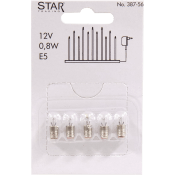 Reservlamapa 5-p E5 12V 0,8W Star Trading.