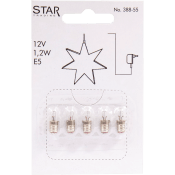 Reservlampa 5-p E5 12V 1,2W Star Trading.