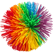 Koosh boll 8cm.