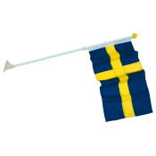 Fasadset Sverige flagga 80cm.