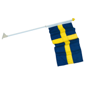 Fasadset Sverige flagga 117cm.