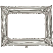 Folieballong fotoram silver Festive.