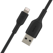 Lightningkabel Svart 1m Belkin.