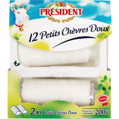Getost Petits Chèvres doux 12-p 200g President.