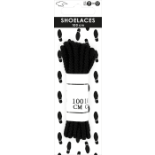 Skoband sport svart 100cm falk.