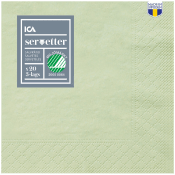 Servett Lingrön 24cm 20-p ICA.