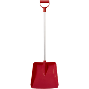 Minisnöskyffel Plast Röd 71cm.