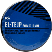Eltejp Svart 20mx19mm.