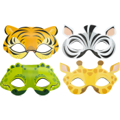 Partymasker Djur 8-p Happy Party.