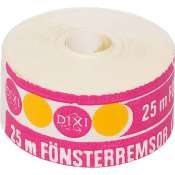 Fönsterremsor Vita 25m 25mm Hall Miba.