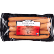 Wienerkorv 78% Kötthalt 400g Sorunda Korvfabrik.