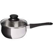 Kastrull med lock Rostfri 1,5l ICA Basic.