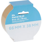 Packtejp Brun 38mmx66m ICA Home.