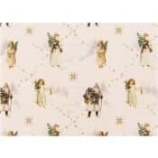 Julpapper Vit Jul 0,7x3m ICA.