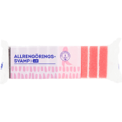Allrengöringssvamp ICA Rosa Bandet 10-pack.