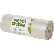 Sopsäck Transparent 125l 8-pack ICA Skona.
