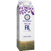Mellanfil 1,5% 1l Skånemejerier.