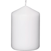 Blockljus Vit 10cm ICA.