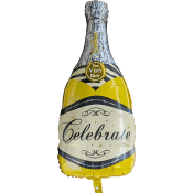 Folieballong Champagneflaska 50x100cm.
