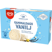 Gräddglass Gammaldags vanilj 500ml GB Gräddglass.