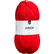 Garn Junior Röd 50g Järbo.