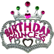 Krona Birthday Princess 12,5x10cm.