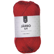Virkgarn 8/4 Röd 50 gr Järbo.